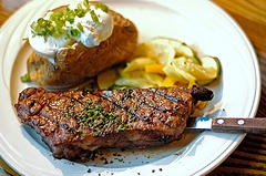 grilled steak