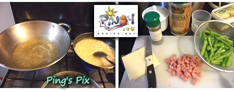 asparagus with Bacon risotto ingredients asparagus with Bacon risotto ingredients