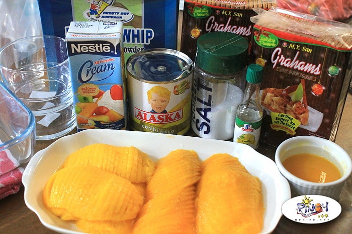 Ingredients of Mango Float