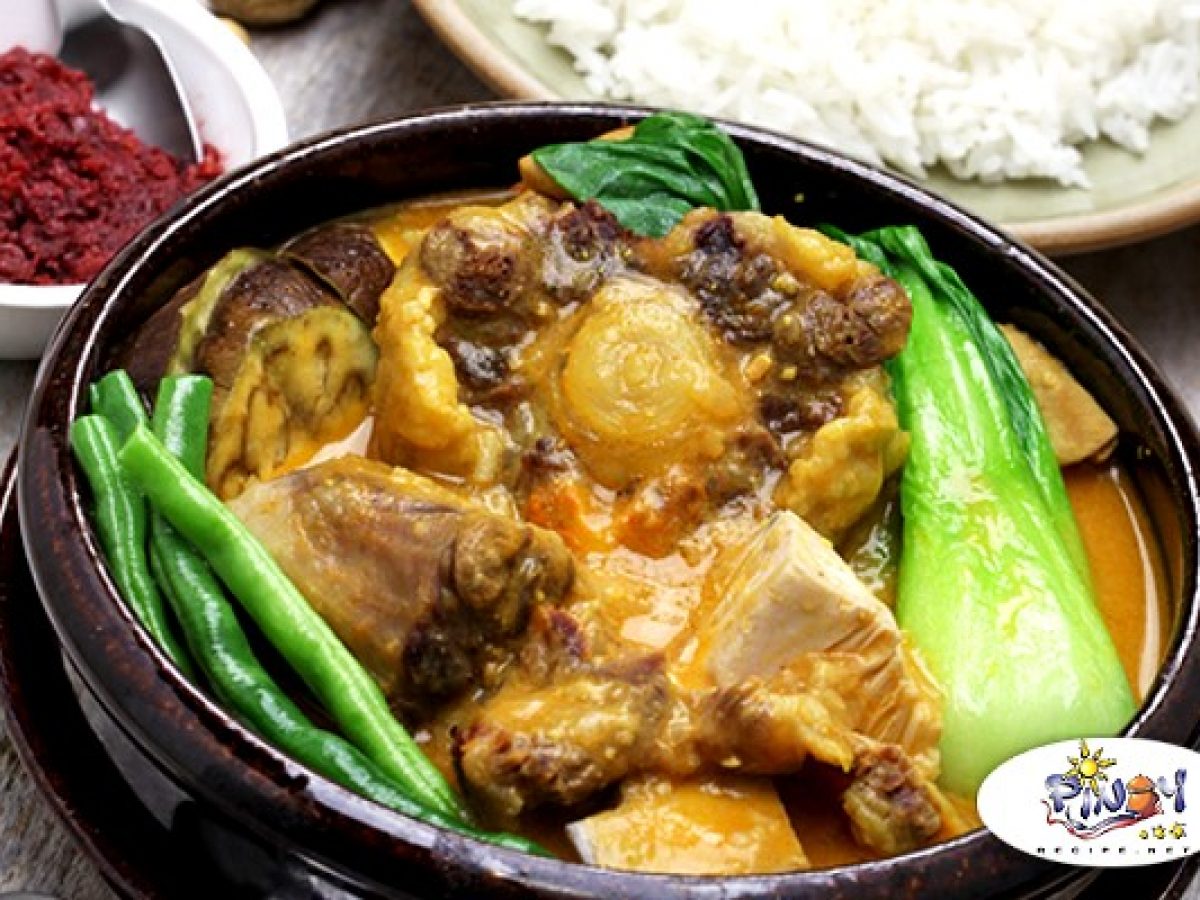 Beef Kare Kare Recipe With Peanut Butter Beef Poster
