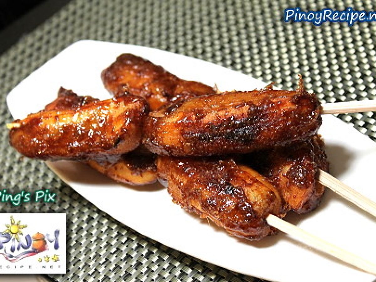 How To Make Banana Que Pinoy Style Banana Poster