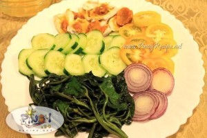 kangkong salad recipe