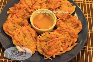 ukoy na kalabasa recipe