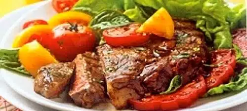 grilled ribeye steak with tomatoes recipe