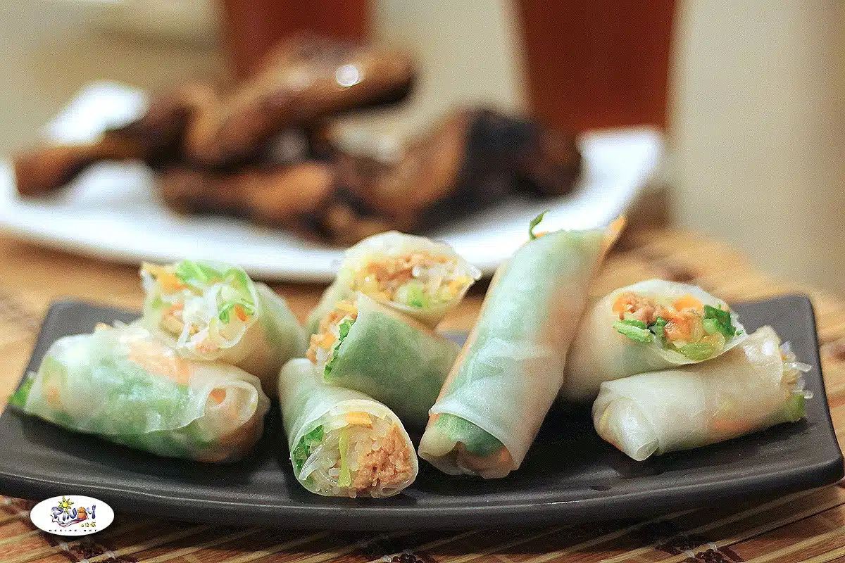 Thai Tuna Fresh Spring Rolls