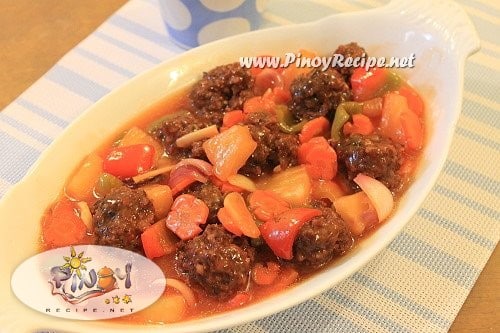 meatballs sweet and sour recipe