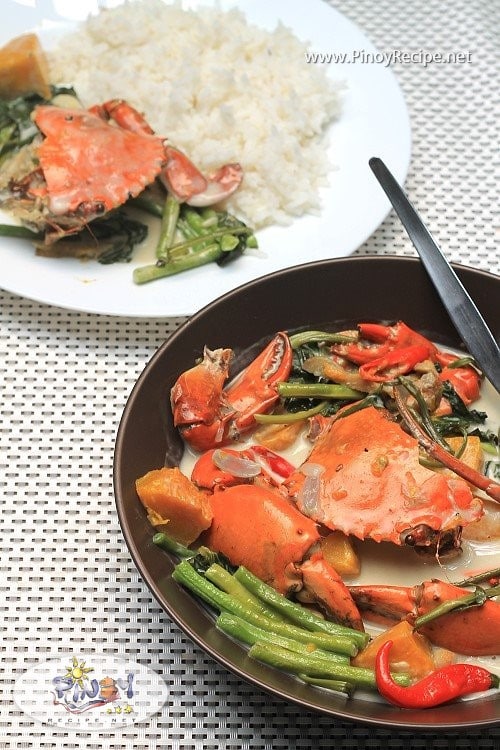 ginataang alimango recipe