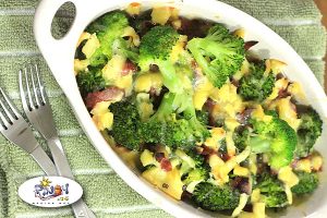 Healthy Broccoli Cheese Bake