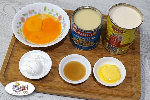 Ingredients of Yema Frosting