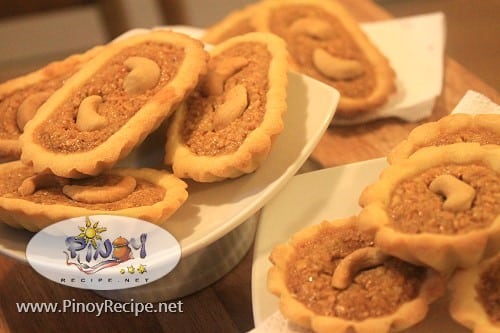 cashew boat tart recipe