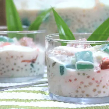 Buko Sago at Gulaman Salad