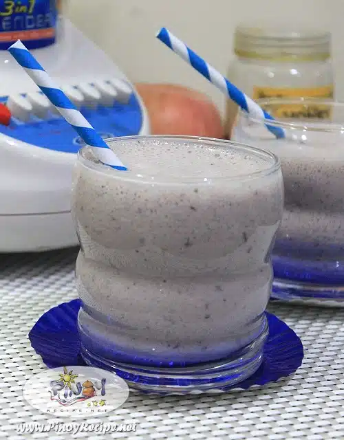 apple blueberry yogurt smoothie nutritious recipe