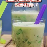 Buko Pandan Juice with Sago Recipe
