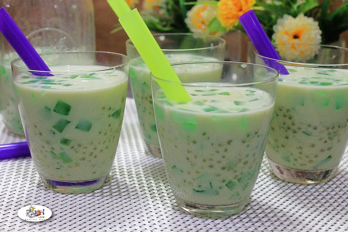 Buko Pandan Juice with Sago Recipe Pinoy Recipe at iba pa