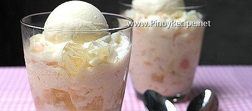 Buko Lychee Salad Recipe