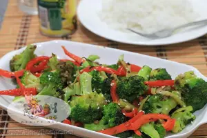 Spicy Broccoli Bell Pepper Stir-Fry