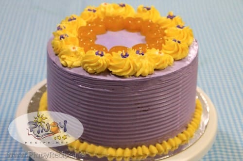 Ube-Langka Sponge Cake