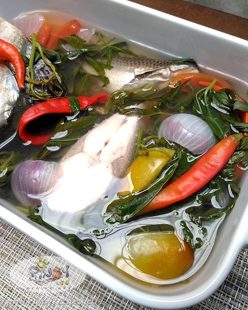 Sinigang na Bangus at Talbos ng Kamote Recipe