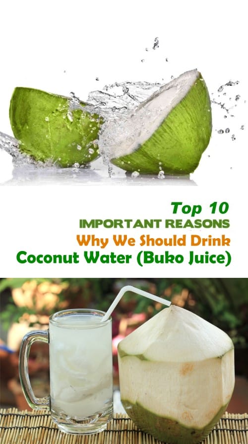 Top 10 Health Benefits of Coconut Water (Buko Juice)