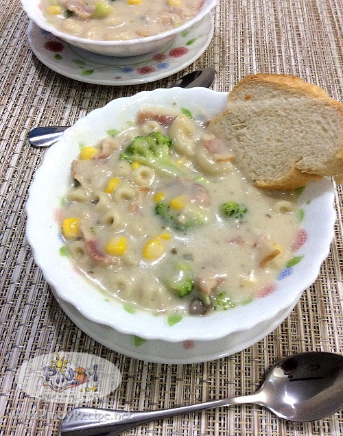 Bacon and Broccoli Mushroom Soup