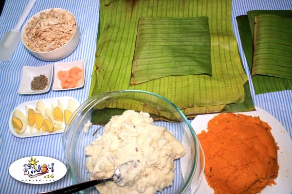 Ingredients of Filipino Tamales