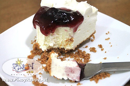 Blueberry Cheesecake Filipino recipe