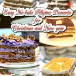 Easy No-bake Filipino Desserts perfect for Christmas