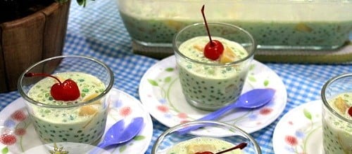 Peach Sago Salad recipe