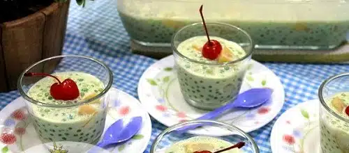 Peach Sago Salad recipe