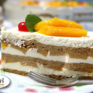 Peach Mango Graham Float