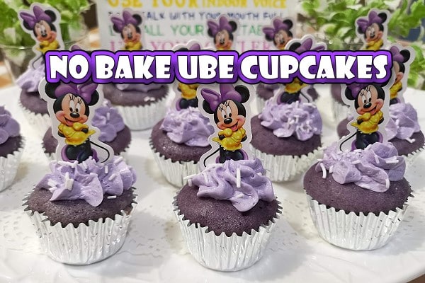 No Bake Ube Cupcakes Recipe