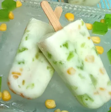 Buko Pandan Yogurt Popsicle Recipe