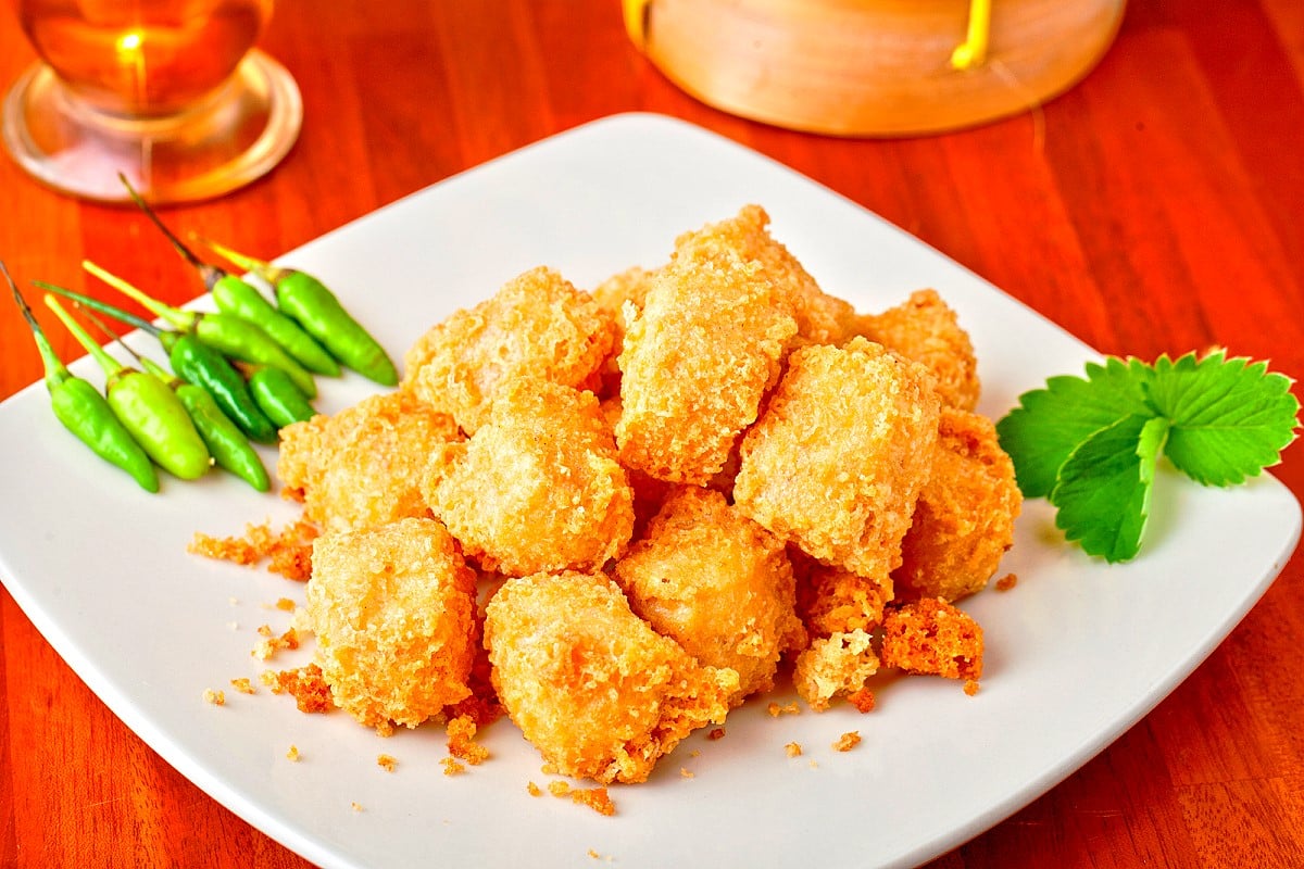 Crispy Air-Fried Spicy Tofu Recipe