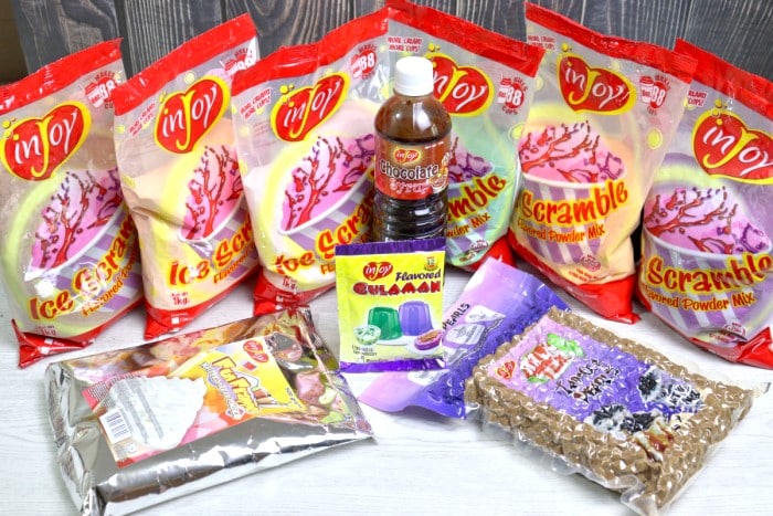 inJoy Ice Scramble Ingredients