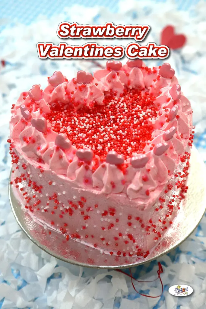 Strawberry Valentines Cake Recipe