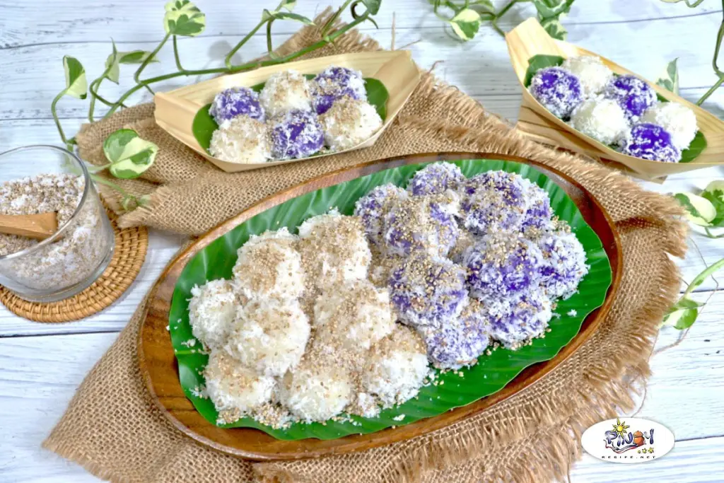 Cheesy Palitaw Balls