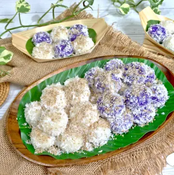 Cheesy Palitaw Balls
