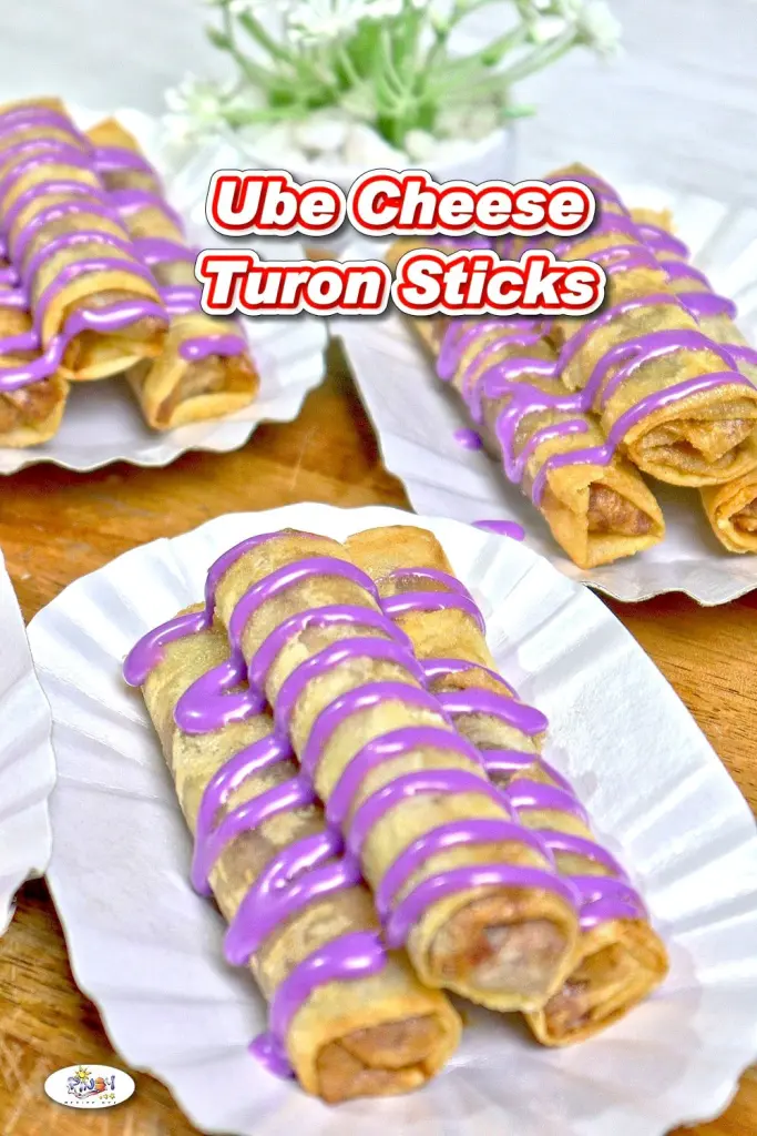 Ube Cheese Turon Sticks