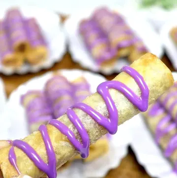 Ube Cheese Turon Sticks Recipe