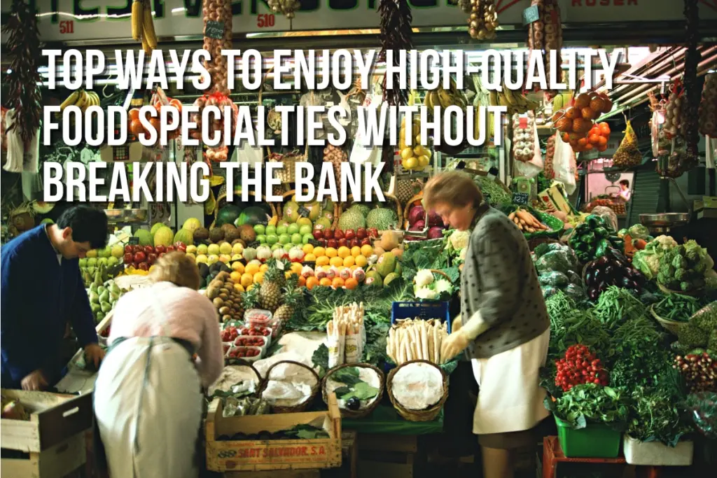Shop at farmers' markets or buy generic brands