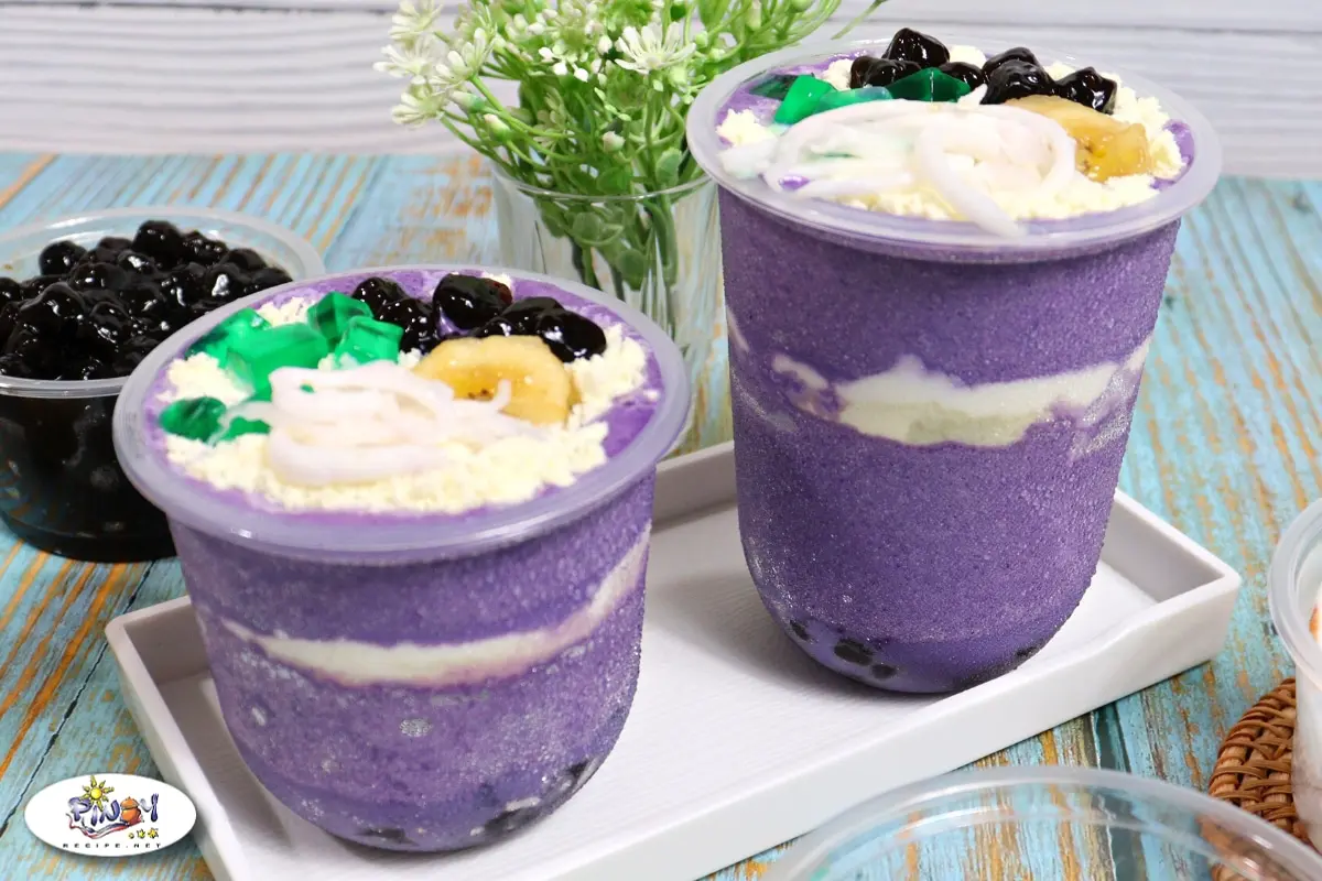 Ube Halo Halo Ice Scramble
