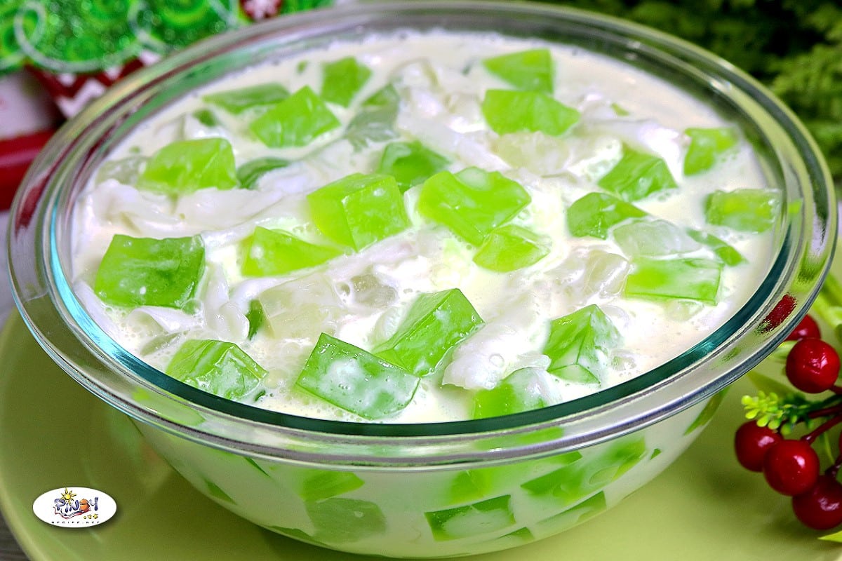 Creamy Buko Pandan Salad