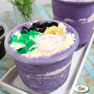 Ube Halo-Halo Ice Scramble - Featured Image