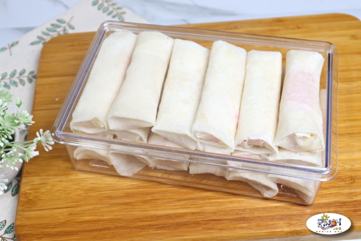 Left over Crab sticks Lumpia