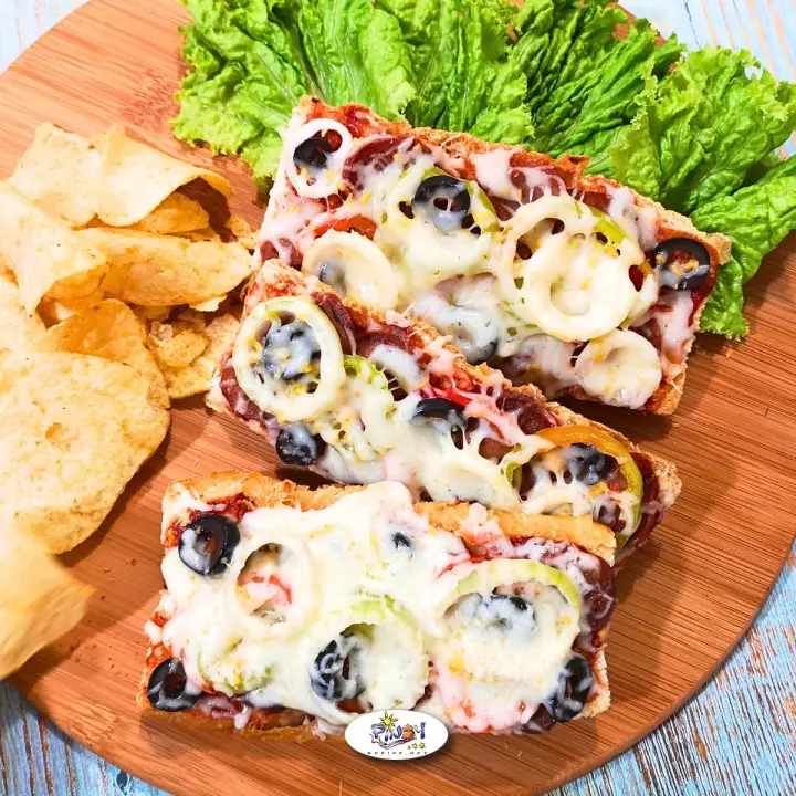 French Bread Pizza Recipe Featured Image