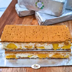 Creamy Mango Graham Bars Featured Image