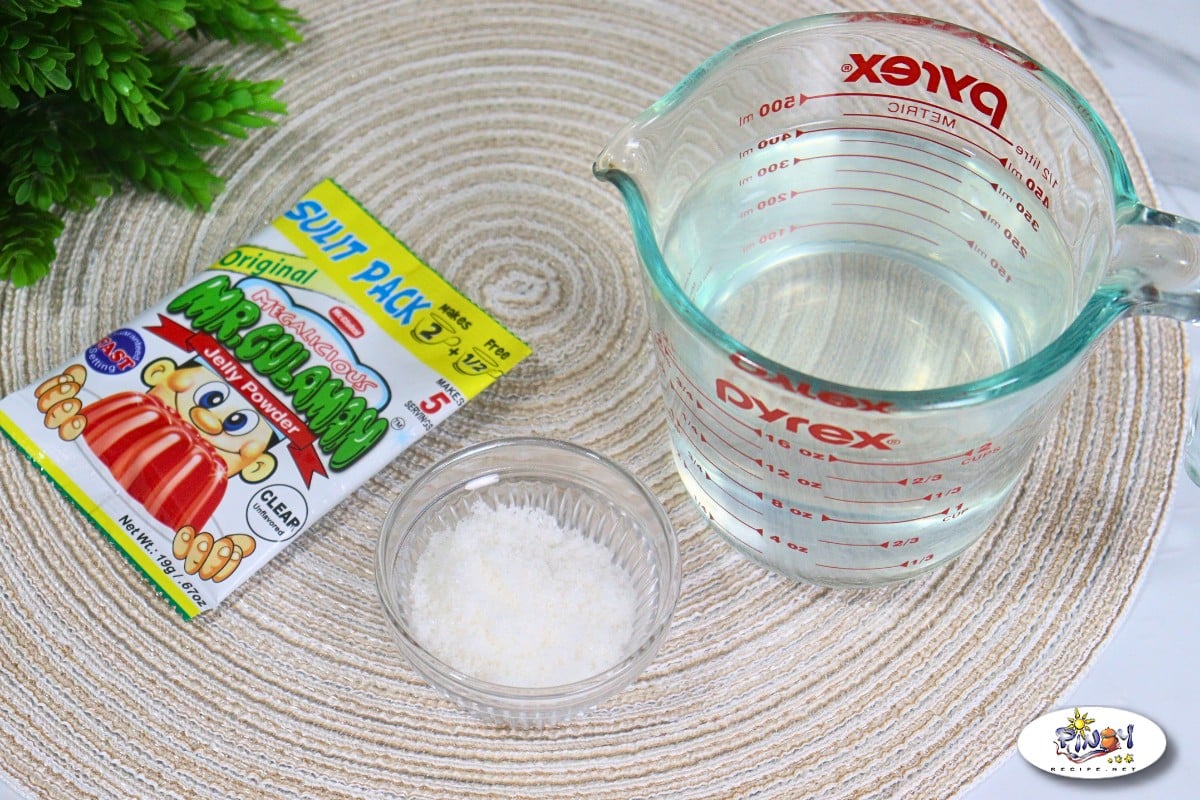 Ingredients of White Buko Salad