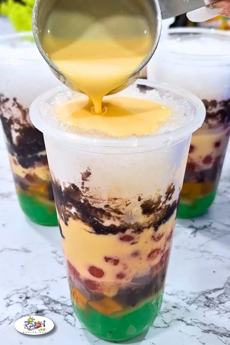 Make your Halo Halo extra creamy with this Custard Milk Recipe for Halo Halo.