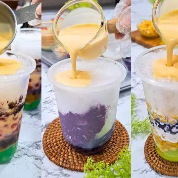 Custard Milk for Halo Halo and other Con Yelo Desserts
