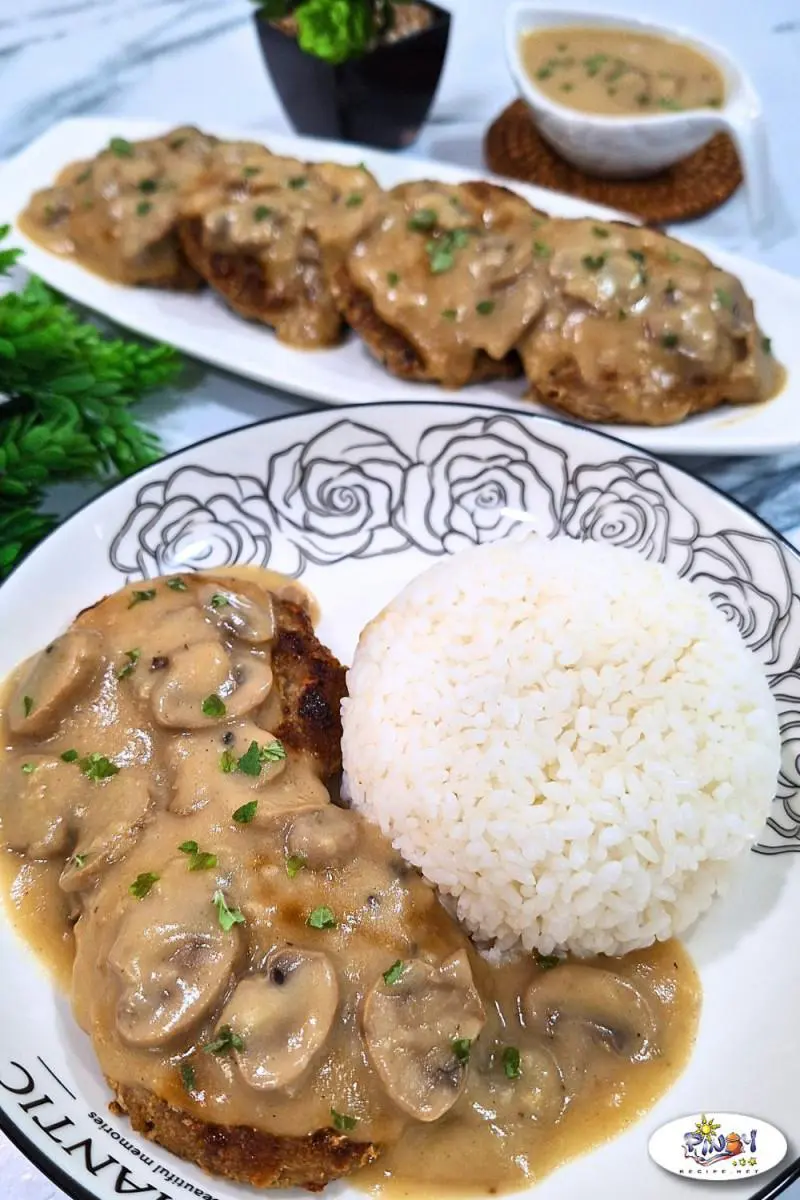 Jollibee Burger Steak Recipe